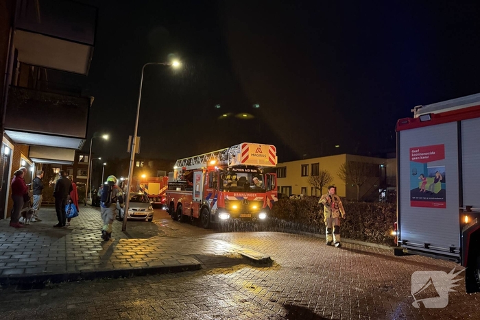 Appartementencomplex ontruimd door brand in meterkast