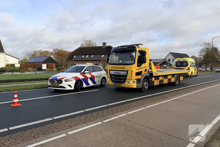 Auto in ongeval betrokken tijdens inhalen