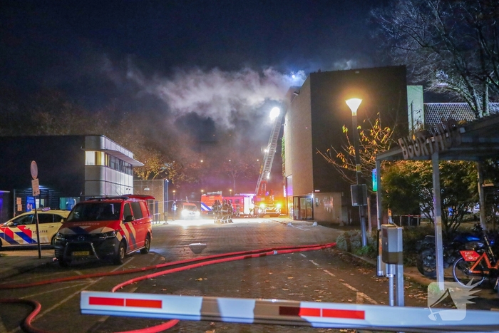 Grote brand vereist massale inzet brandweer