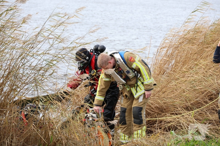 Grote zoekactie na melding te water