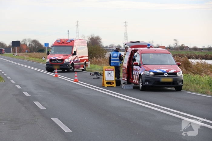 Grote zoekactie na melding te water