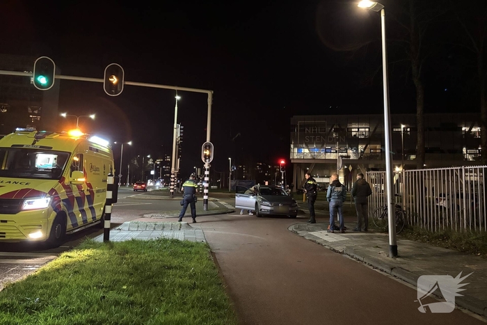 Fietser gewond bij aanrijding met auto