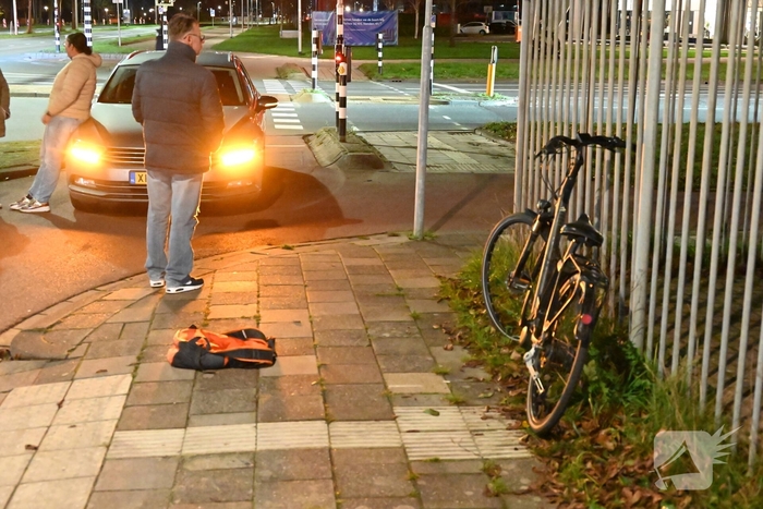 Fietser gewond bij aanrijding met auto