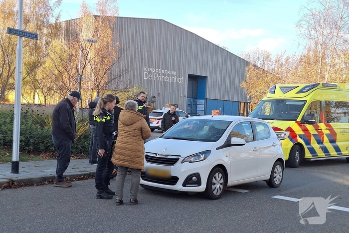 Schade aan voorruit na ongeval met fatbike en auto