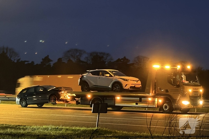 Meerdere auto's betrokken bij ongeval met gewonde