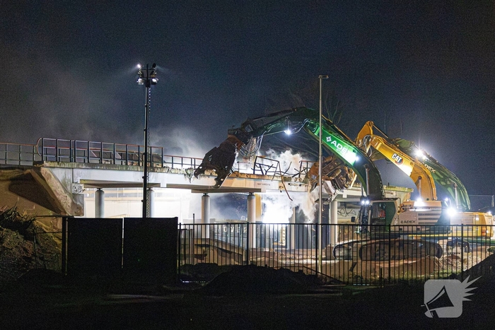 Verbreding A2 leidt tot protest; viaduct Slagmolen gesloopt