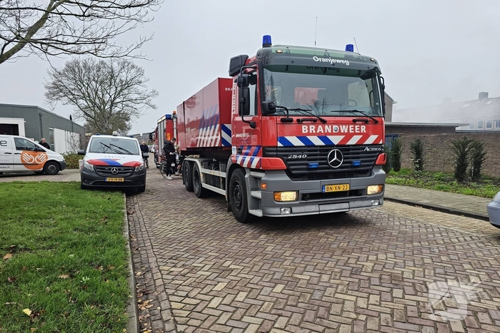 Woningen geventileerd na schuurbrand