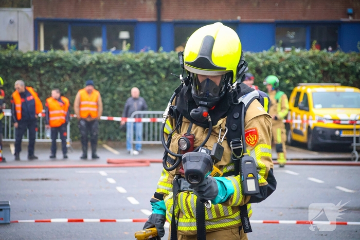 Grootschalige scenario bij finales van brandweerwedstrijden