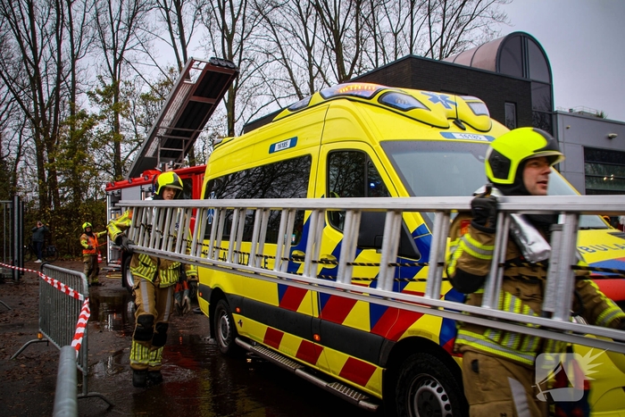 Grootschalige scenario bij finales van brandweerwedstrijden