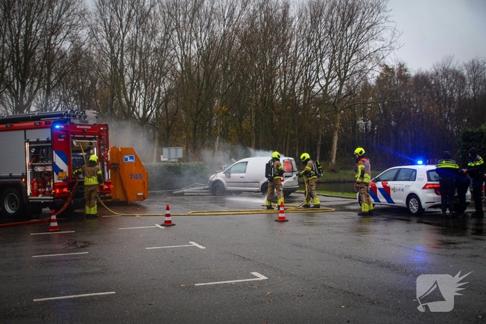 Grootschalige scenario bij finales van brandweerwedstrijden