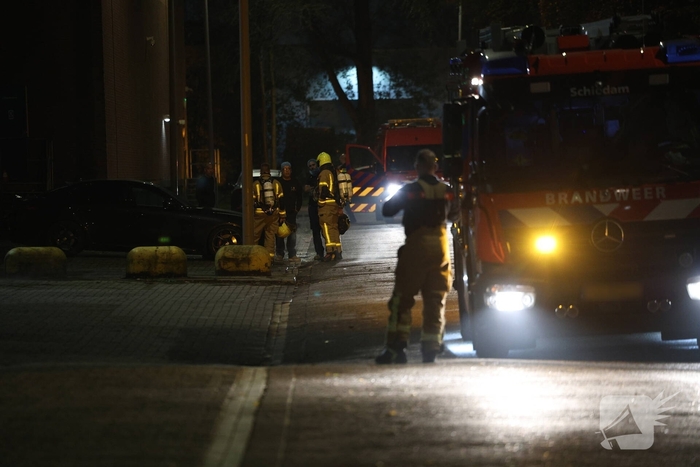 Lek in tank leidt tot brandweeractie