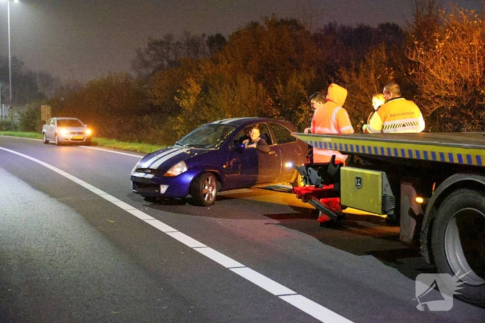 Man onder invloed betrokken bij eenzijdig ongeval