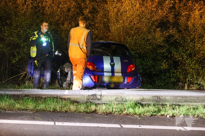 Man onder invloed betrokken bij eenzijdig ongeval