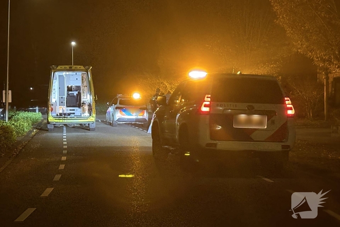 Gewonde aangetroffen langs weg