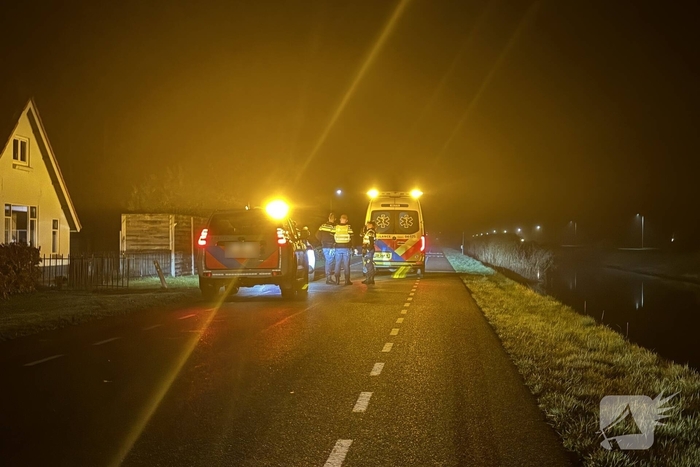 Gewonde aangetroffen langs weg