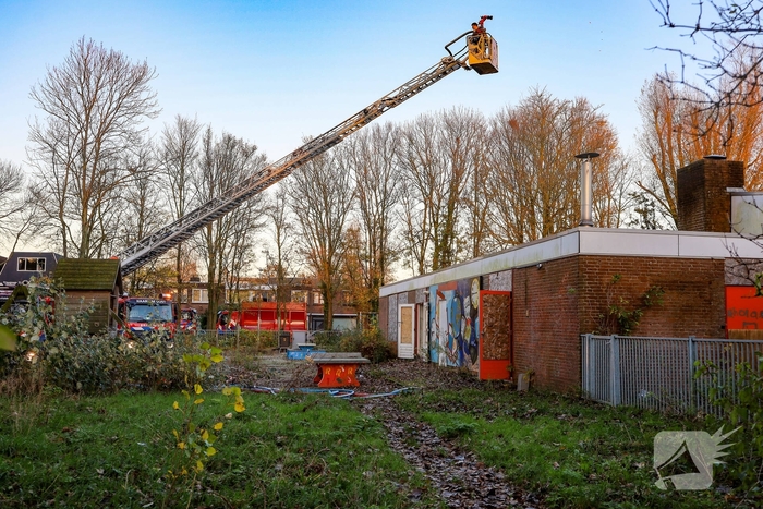Brand in school leidt tot grote hulpverleningsactie