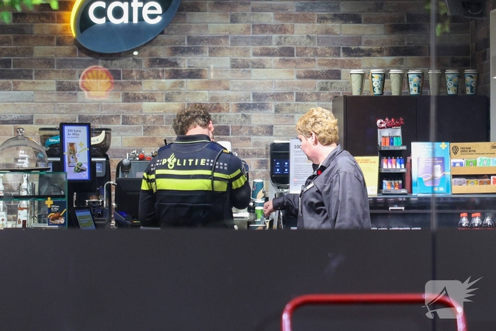 Mislukte diefstal in tankstation