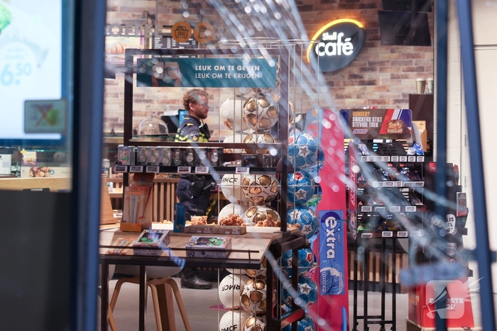 Mislukte diefstal in tankstation