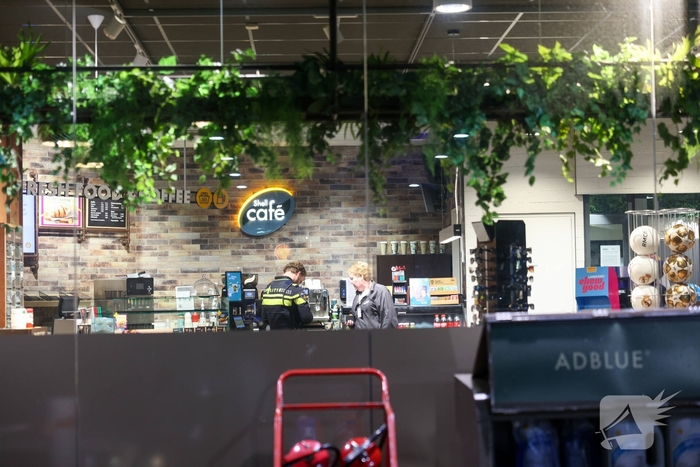 Mislukte diefstal in tankstation