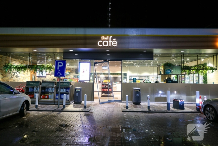 Mislukte diefstal in tankstation