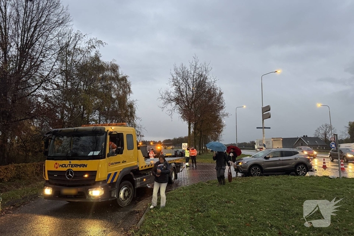 Ongeval tussen twee auto's zonder gewonden
