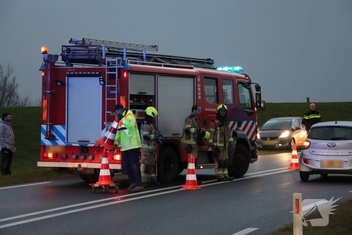 Hulpdiensten massaal naar ongeval