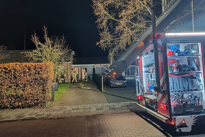 Snelle hulp bij brand in schoorsteen