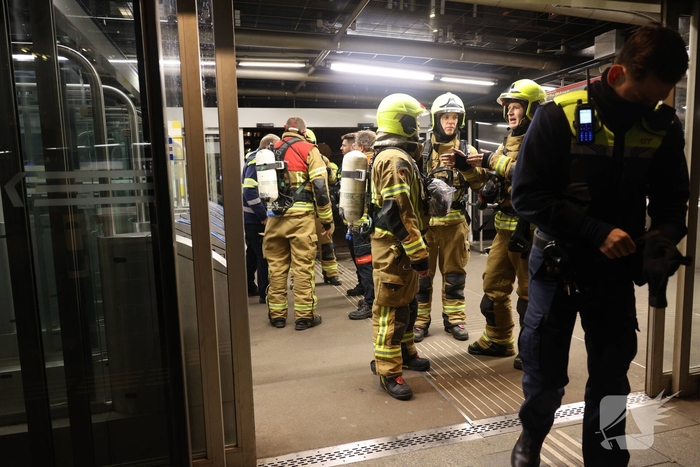 Ongeval in metro leidt tot verwondingen en verkeershinder