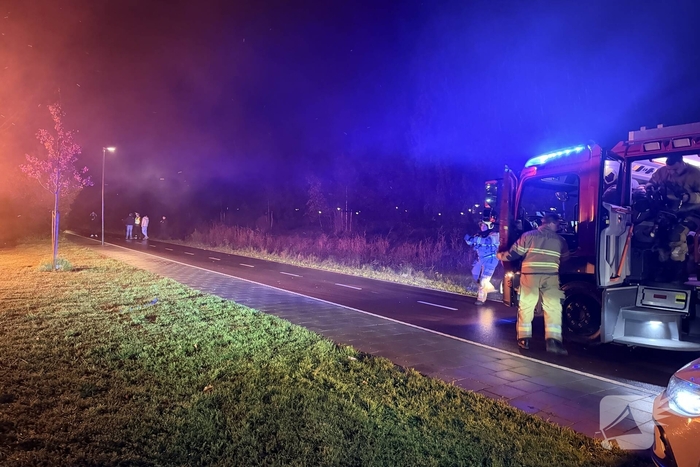 Uitslaande brand verwoest bijgebouw zonder gewonden