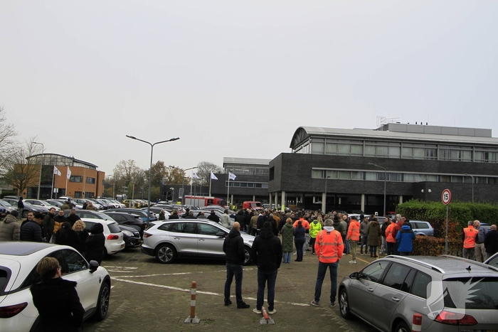 Brandalarm af bij laswerkzaamheden