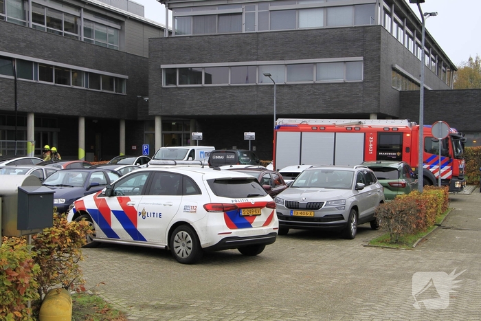 Brandalarm af bij laswerkzaamheden