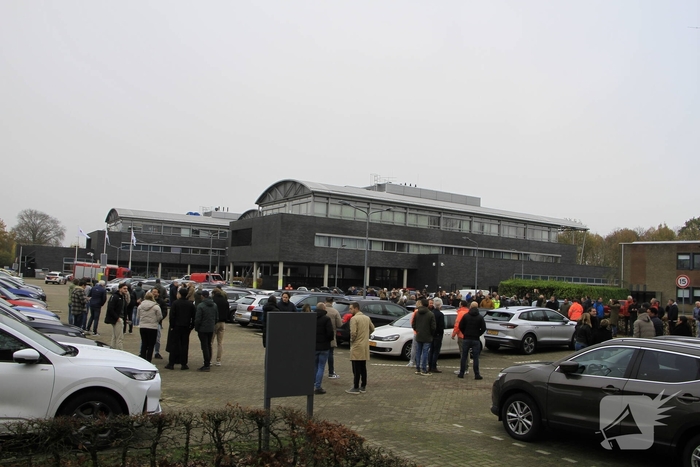 Brandalarm af bij laswerkzaamheden