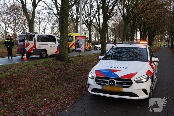 Eenzijdig ongeval eindigt tegen boom