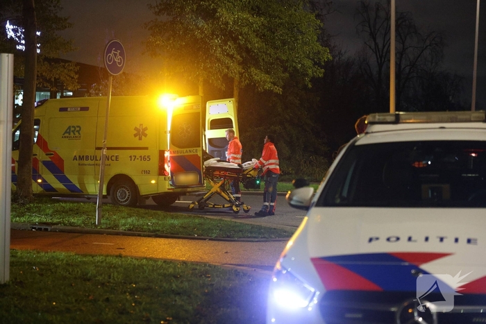 Ongeval tussen bromfietser en fatbike met gewonde