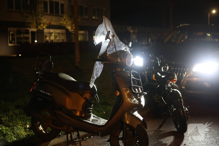 Ongeval tussen bromfietser en fatbike met gewonde