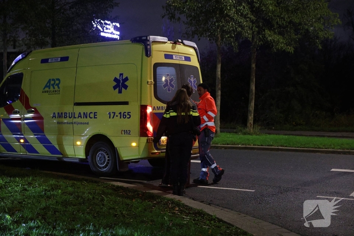 Ongeval tussen bromfietser en fatbike met gewonde