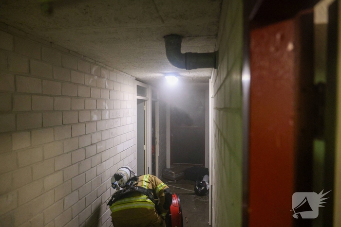 Woningbrand veroorzaakt ontruiming van bewoners