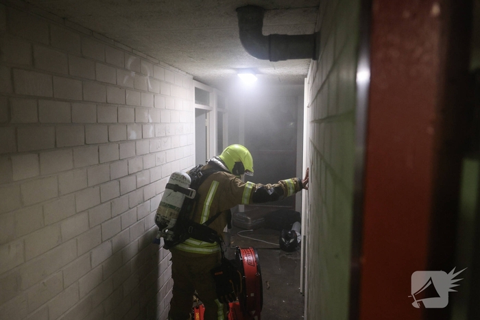 Woningbrand veroorzaakt ontruiming van bewoners