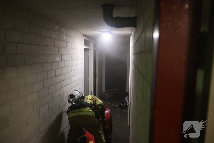 Woningbrand veroorzaakt ontruiming van bewoners