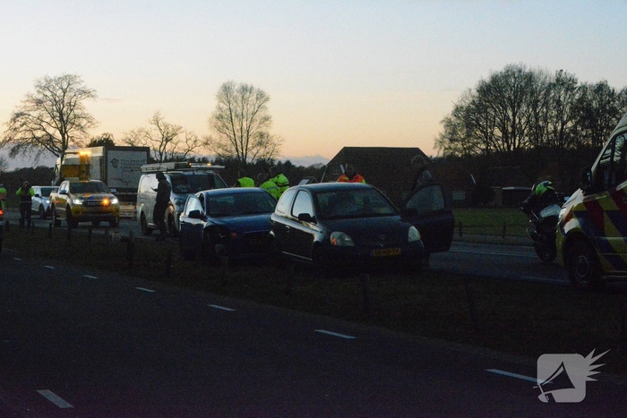 Drie voertuigen betrokken bij ongeval