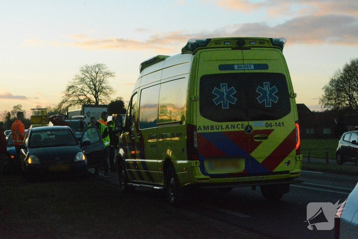 Drie voertuigen betrokken bij ongeval