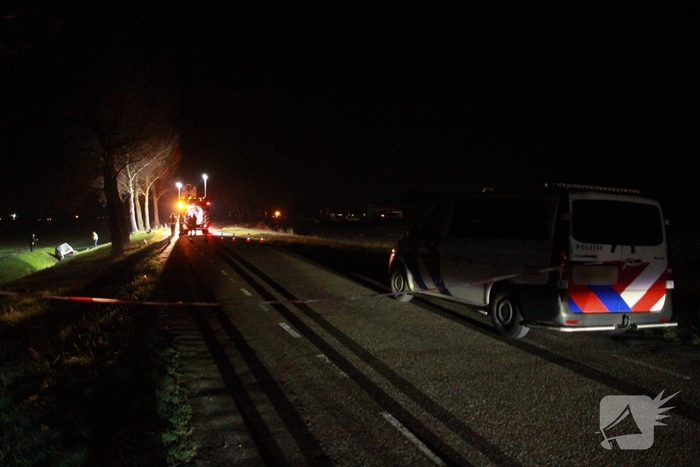 Vrouw overlijdt bij autobrand