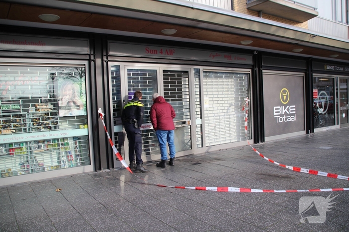 Schade bij zonnestudio door explosie