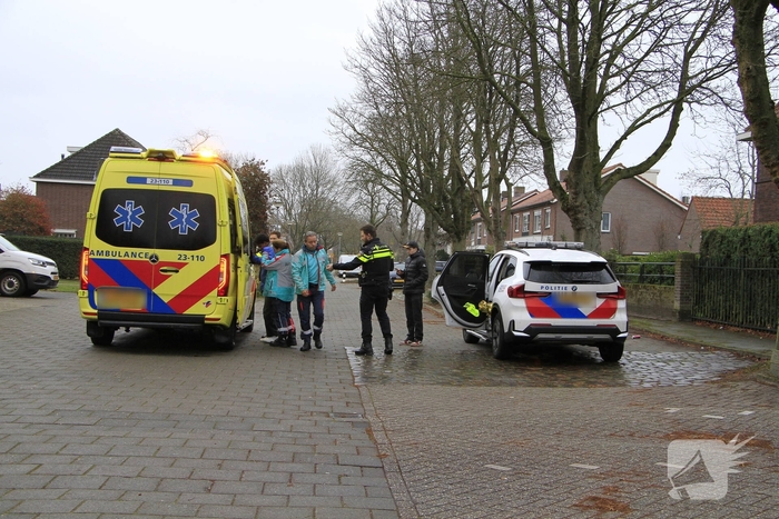 Maaltijdbezorger raakt lichtgewond bij ongeval