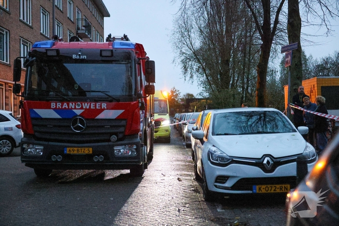 Woningbrand in Rotterdam snel opgeschaald