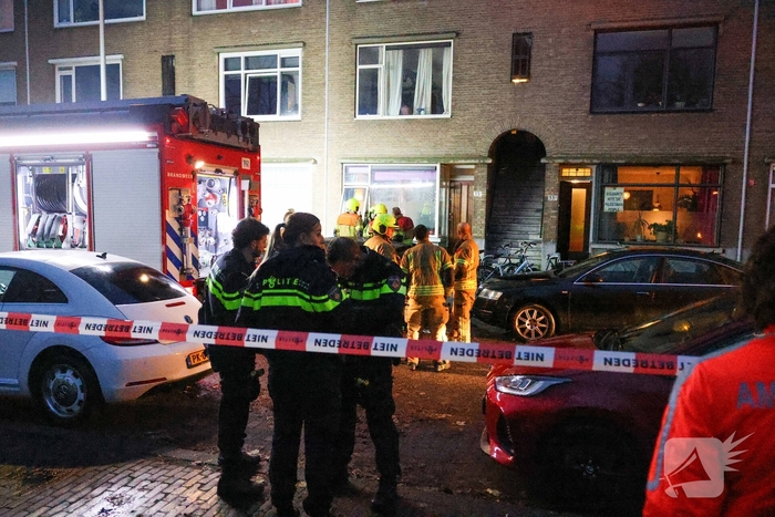 Woningbrand in Rotterdam snel opgeschaald