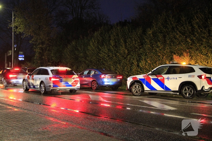 Kettingbotsing met vier voertuigen zonder gewonden