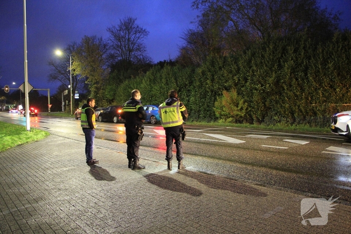 Kettingbotsing met vier voertuigen zonder gewonden