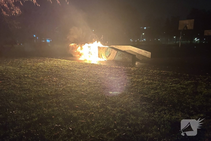 Felle brand na explosie met jerrycan