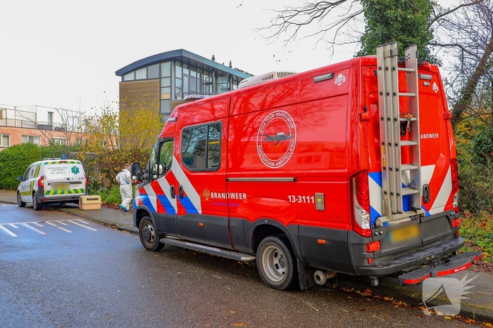 Brandweer redt zwaan met vermoedelijke vogelgriep